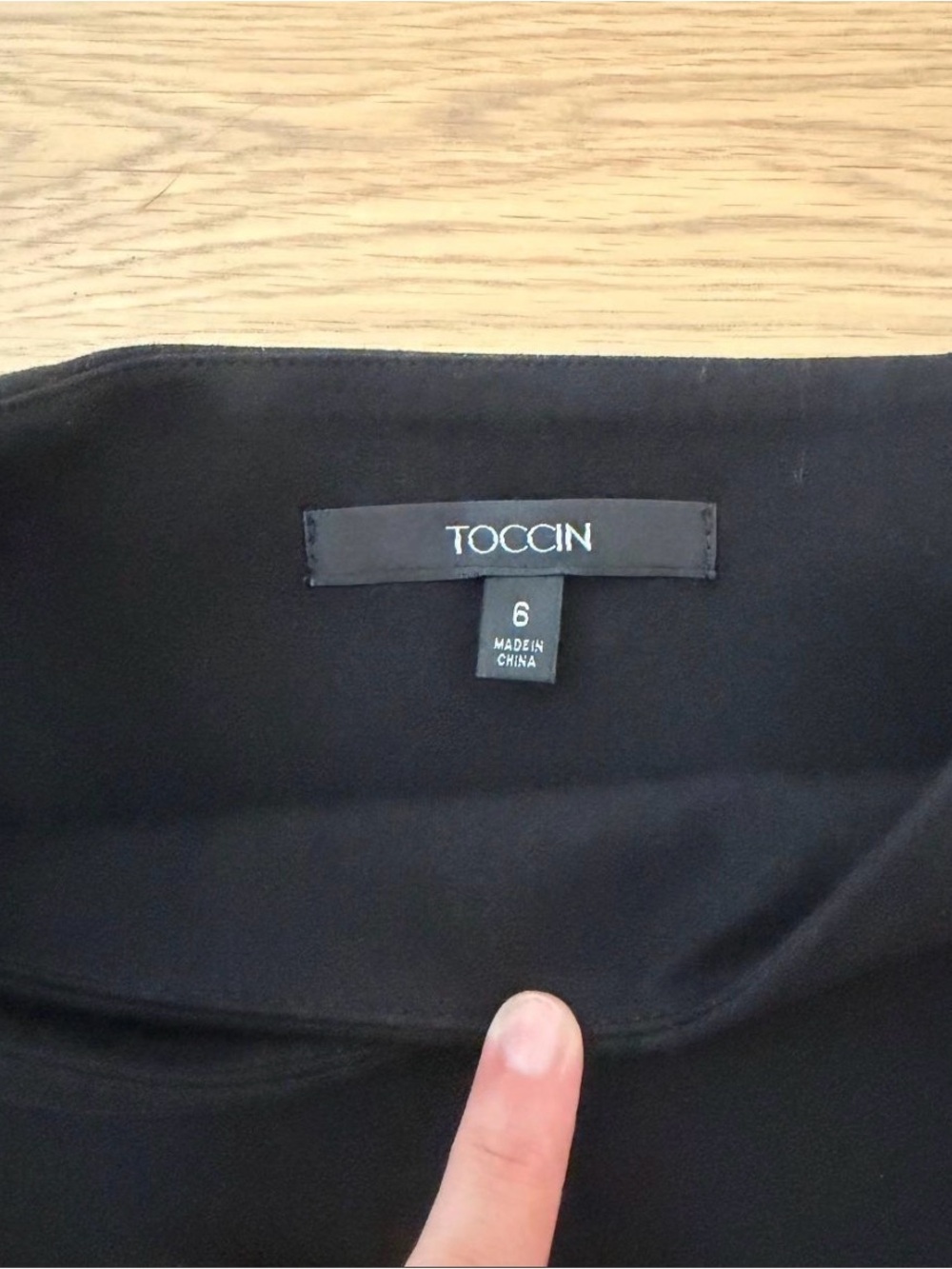 Toccin Casey Wrap Skirt. Size 6. NWOT. MSRP $395 - Picture 7 of 8